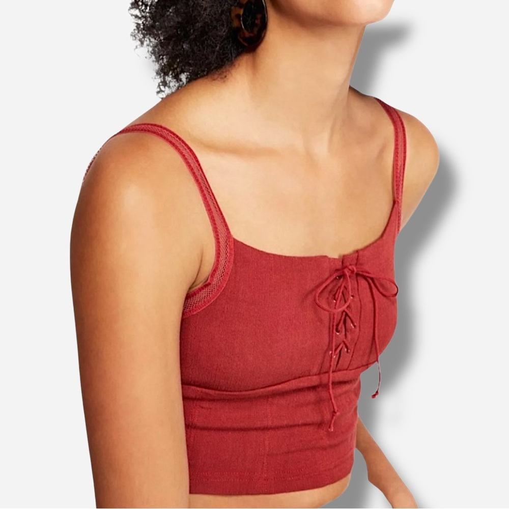 🌸New🌸 Free People Sleeveless Crop Top Sz M NWT